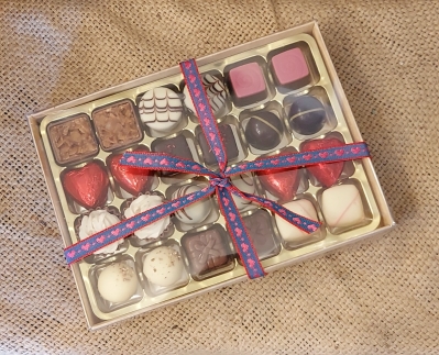 Box of 24 assorted chocolates