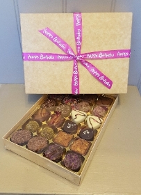 Happy birthday box of 24 assorted chocolates