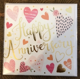 Happy anniversary greeting card