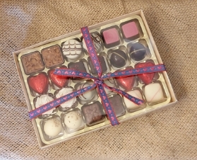 Box of 24 assorted chocolates
