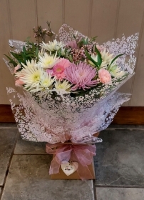 A Mother's day pastel handtied